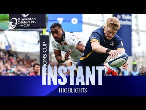 HIGHLIGHTS | Leinster Rugby vs Edinburgh Rugby