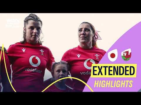 Wales bounce BACK 💪 | Japan v Wales | WXV Global Extended Highlights