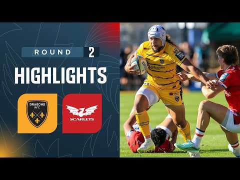 Dragons RFC v Scarlets | Highlights | Round 2 | URC 2026/27
