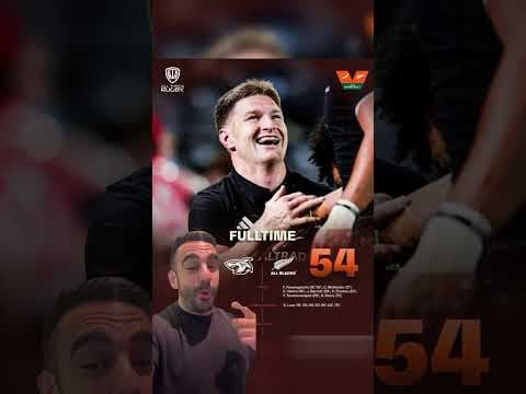 All Blacks vs Sharks Reaction