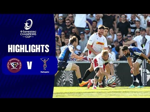 Union Bordeaux Bègles 41-42 Harlequin FC
