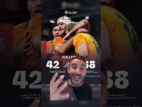 WALLABIES BEAT WORLD CHAMPIONS