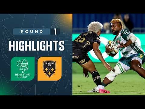 Benetton v Dragons RFC | Highlights | Round 1 | URC 2026/27