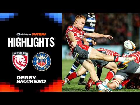 PHYSICAL BATTLE! Gloucester v Bath HIGHLIGHTS & REACTION | Gallagher PREM 26/27 | Round 4