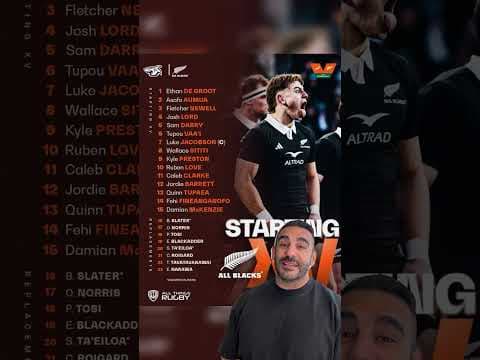All Blacks Team Reaction