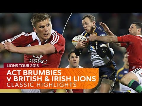 ACT Brumbies v British & Irish Lions | Lions Tour Highlights