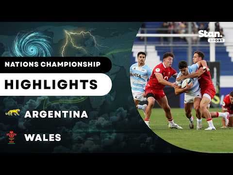 Argentina v Wales | Nations Championship | Round 2