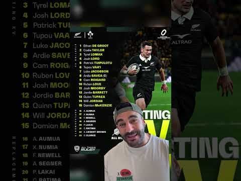 All Blacks team reaction! #Rugby