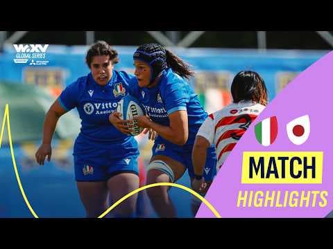 In their ELEMENT 🔥 | Italy v Japan | WXV Global Series | Extended Match Highlights