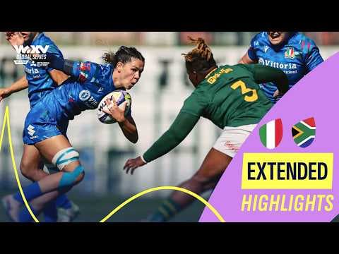 Womenboks with the WIN 👏 | Italy v South Africa | WXV Global Series | Extended Match Highlights