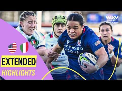 The Eagles HOLD ON in Texas 🇺🇸 | USA v Italy | WXV Global Series | Extended Match Highlights