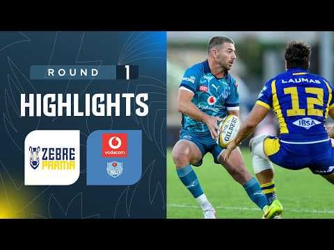 Zebre Parma v Vodacom Bulls | Highlights | Round 1 | URC 2026/27
