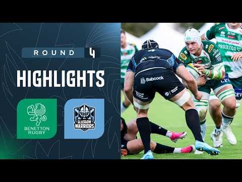 Battle Until The End | Benetton v Glasgow Warriors | Highlights | Round 4