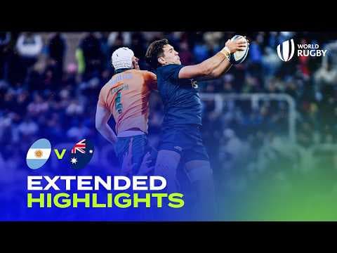 Meeting their MATCH | Argentina v Australia | Extended Highlights | Men's Internationals