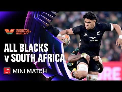 MINI MATCH | All Blacks v South Africa | Third Test, Johannesburg, 2026