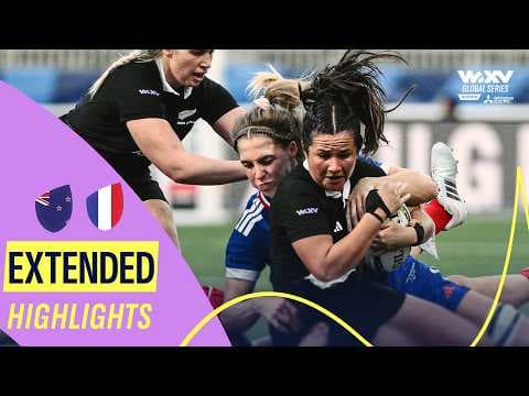 Vintage Black Ferns 🔥 | New Zealand v France | WXV Global Series Extended Highlights