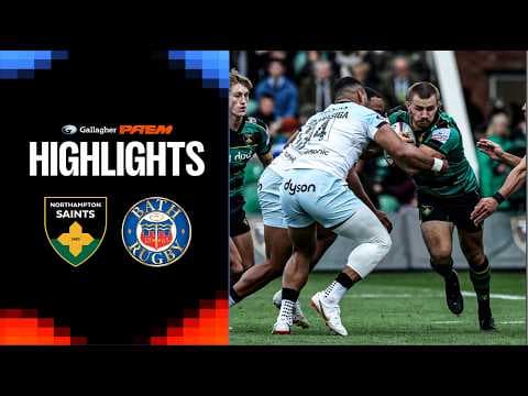 GAME OF THE SEASON?! Northampton Saints v Bath HIGHLIGHTS & REACTION, Gallagher PREM 26/27 | Round 3