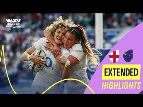 Winning in the LAST MINUTE 🌹 | England v New Zealand | WXV Global Series | Extended Match Highlights