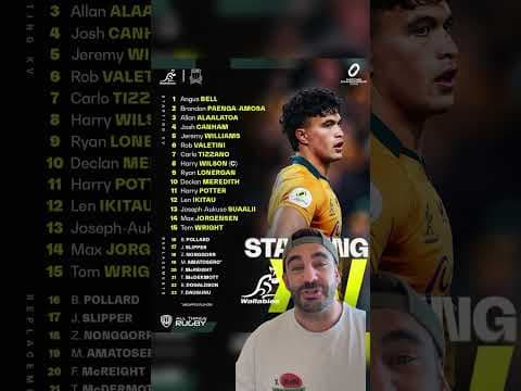 Wallabies Team Reaction! #Rugby