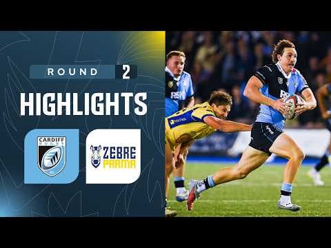 Cardiff v Zebre Parma | Highlights | Round 2 | URC 2026/27