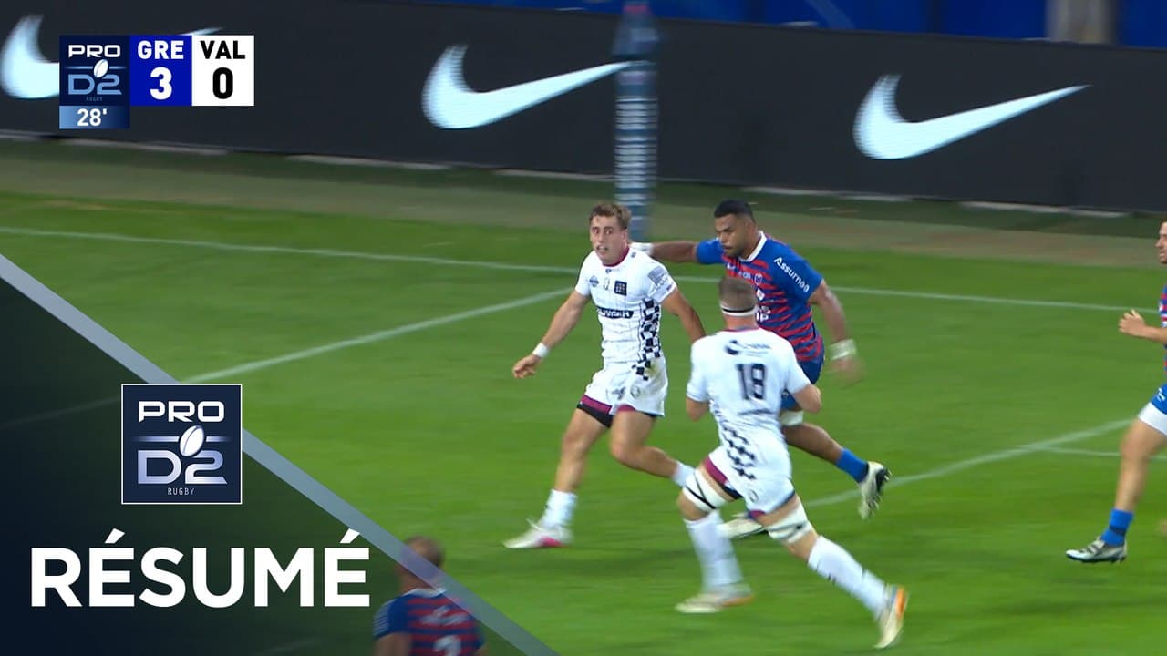 PRO D2 Saison 2026-2027 J05 - Résumé FC Grenoble Rugby  - Valence Romans