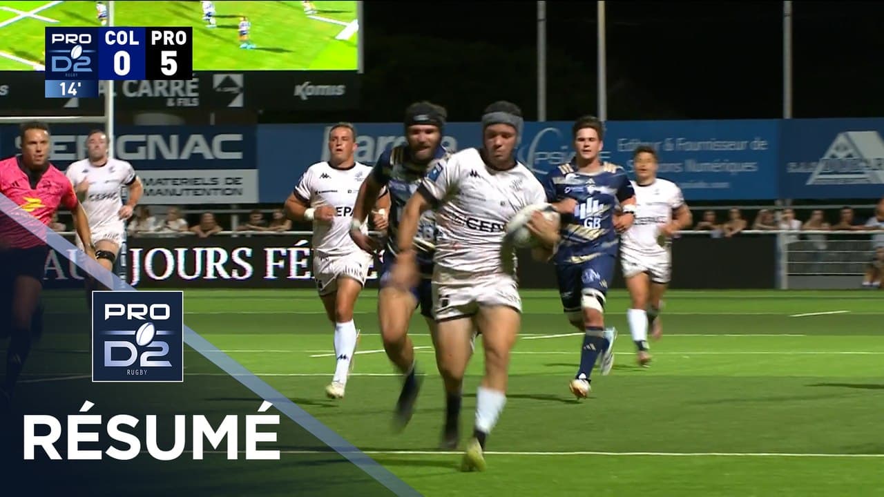 PRO D2 Saison 2026-2027 J02 - Résumé Colomiers Rugby - Provence Rugby