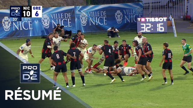 PRO D2 Saison 2026-2027 J04 - Résumé Nissa Rugby - FC Grenoble Rugby