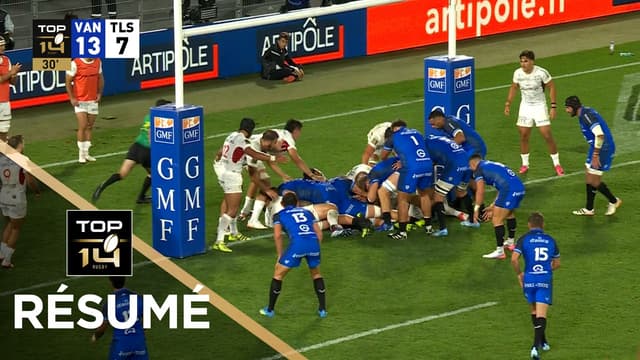 TOP 14 Saison 2026-2027 - J03 - Résumé RC Vannes - Stade Toulousain