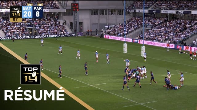 TOP 14 Saison 2026-2027 - J05 - Résumé Aviron Bayonnais - Stade Français Paris