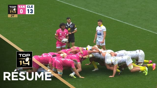 TOP 14 Saison 2026-2027 - J07 - Résumé RC Vannes – ASM Clermont