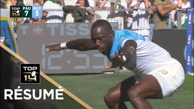 TOP 14 Saison 2026-2027 - J02 - Résumé Section Paloise - Aviron Bayonnais