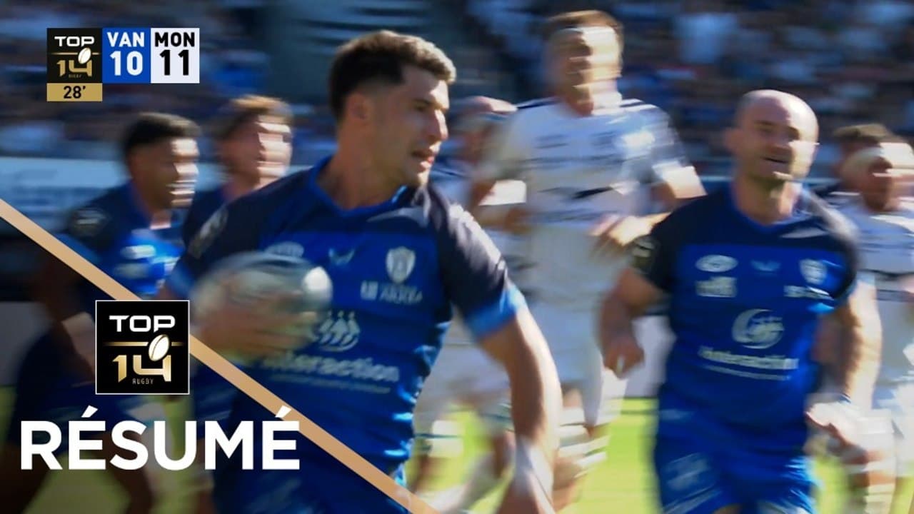 TOP 14 Saison 2026-2027 - J02 - Résumé RC Vannes - Montpellier Hérault Rugby