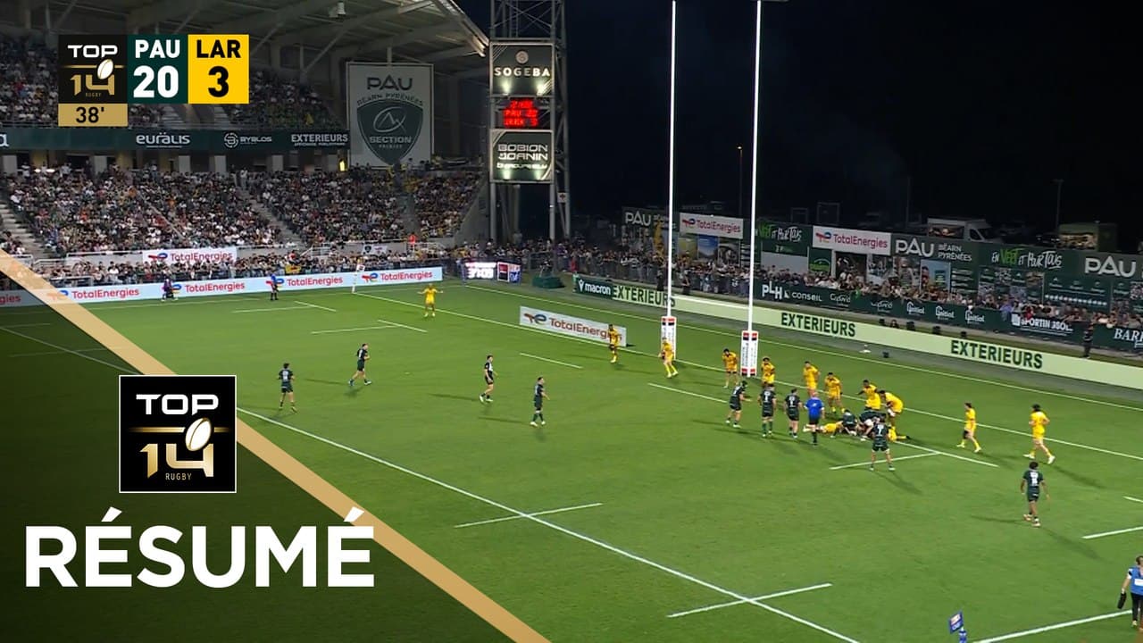 TOP 14 Saison 2026-2027 - J04 - Résumé Section Paloise - Stade Rochelais