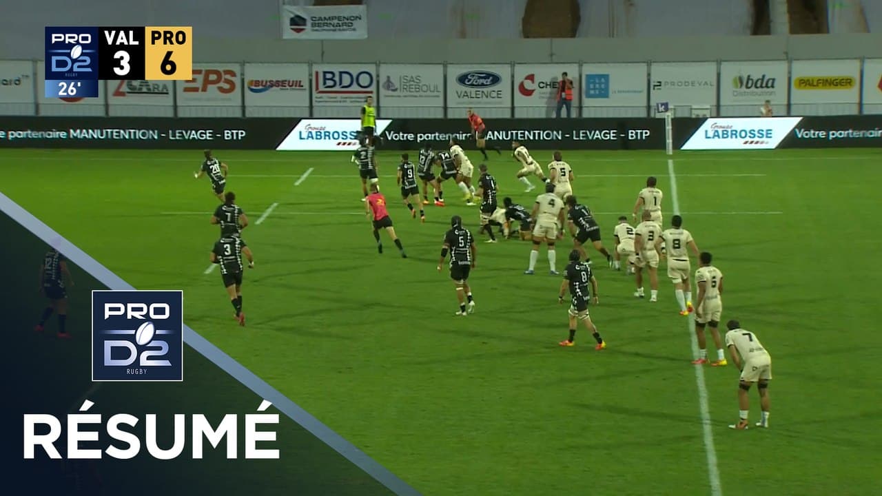 PRO D2 Saison 2026-2027 J04 - Résumé Valence Romans - Provence Rugby