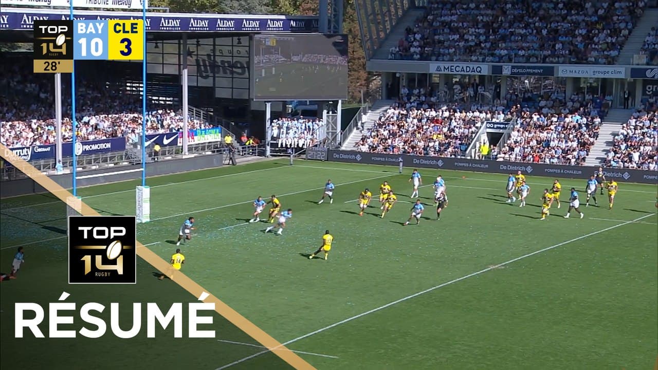 TOP 14 Saison 2026-2027 - J03 - Résumé Aviron Bayonnais - ASM Clermont