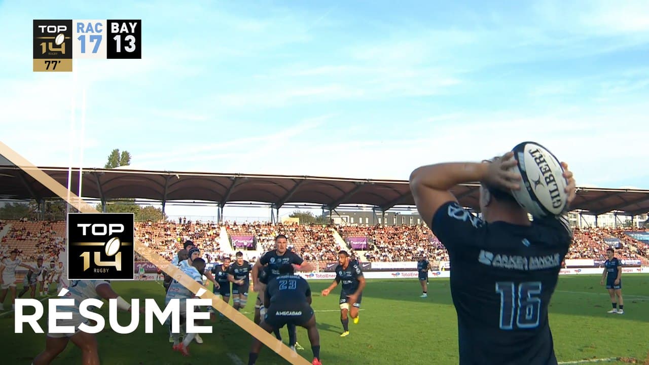TOP 14 Saison 2026-2027 - J04 - Résumé Racing 92 - Aviron Bayonnais