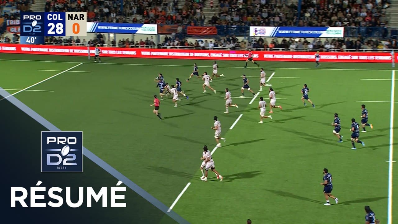 PRO D2 Saison 2026-2027 J07 - Résumé Colomiers Rugby - RC Narbonnais