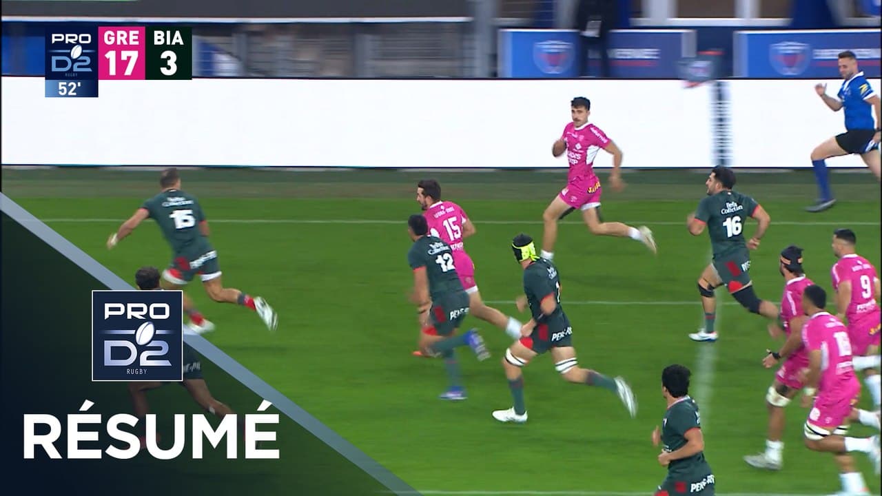 PRO D2 Saison 2026-2027 J08 - Résumé FC Grenoble Rugby - Biarritz Olympique PB
