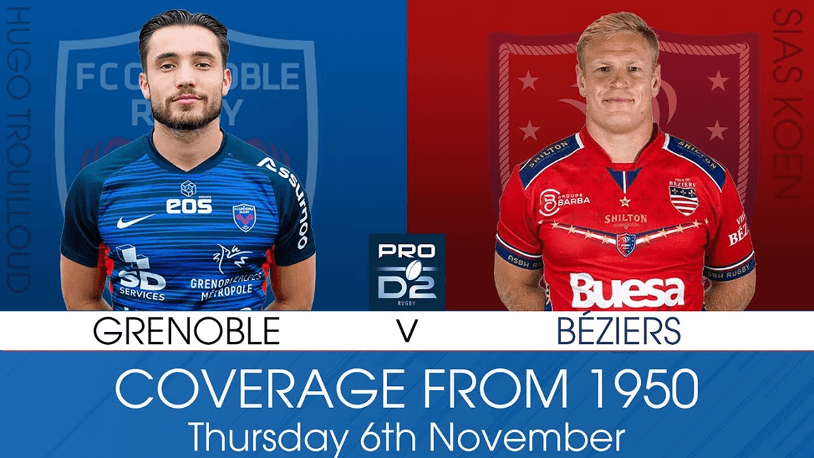 THURSDAY NIGHT LIGHTS - Pro D2 Preview: Grenoble vs Béziers